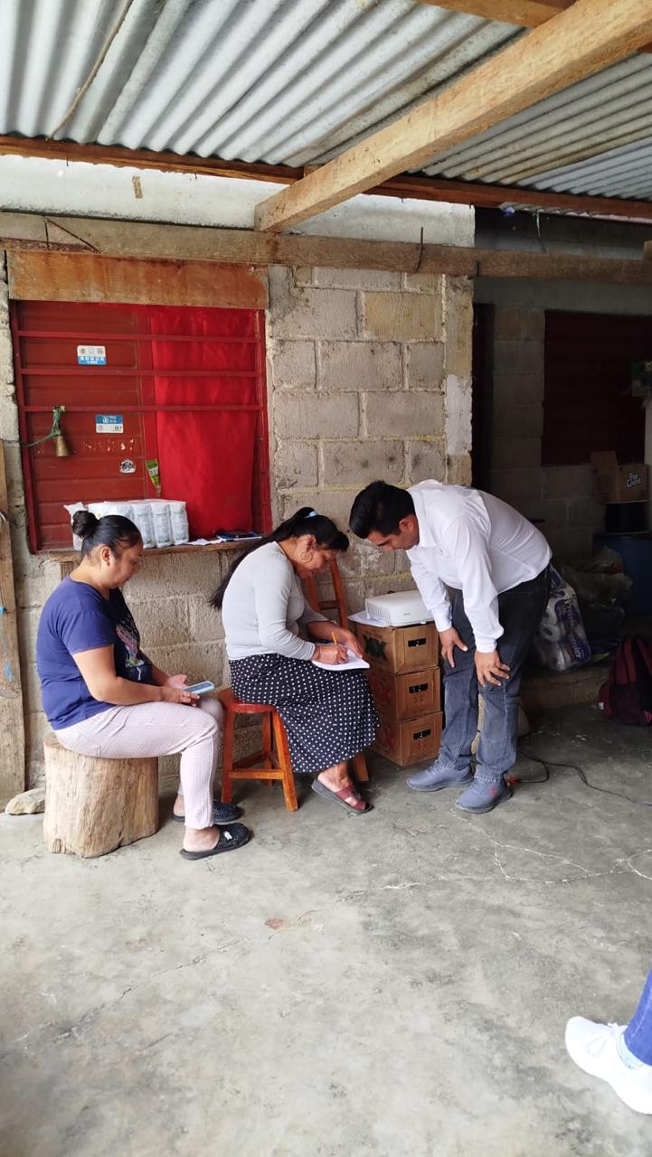 Productora en campo